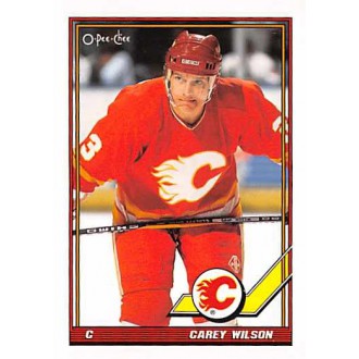 Řadové karty - Wilson Carey - 1991-92 O-Pee-Chee No.85