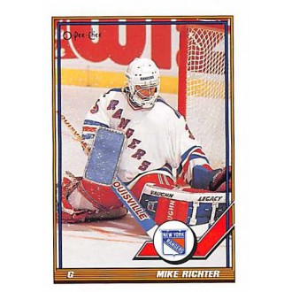 Řadové karty - Richter Mike - 1991-92 O-Pee-Chee No.91