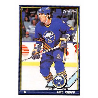 Řadové karty - Krupp Uwe - 1991-92 O-Pee-Chee No.155