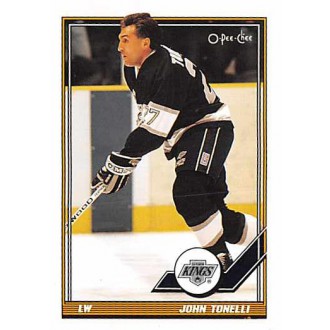 Řadové karty - Tonelli John - 1991-92 O-Pee-Chee No.161