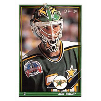 Řadové karty - Casey Jon - 1991-92 O-Pee-Chee No.237