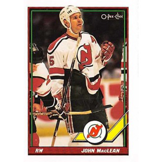 Řadové karty - MacLean John - 1991-92 O-Pee-Chee No.239