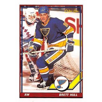Řadové karty - Hull Brett - 1991-92 O-Pee-Chee No.303