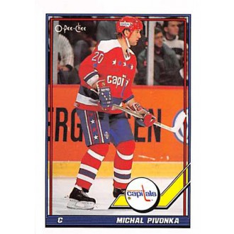 Řadové karty - Pivoňka Michal - 1991-92 O-Pee-Chee No.327