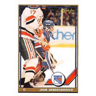 Řadové karty - Vanbiesbrouck John - 1991-92 O-Pee-Chee No.353