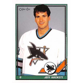 Řadové karty - Hackett Jeff - 1991-92 O-Pee-Chee No.382