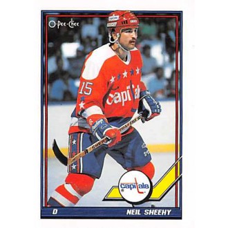 Řadové karty - Sheehy Neil - 1991-92 O-Pee-Chee No.407