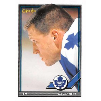 Řadové karty - Reid David - 1991-92 O-Pee-Chee No.423