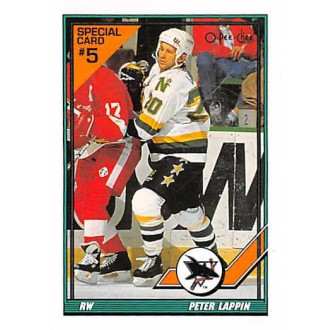 Insertní karty - Lappin Peter - 1991-92 O-Pee-Chee Sharks and Russians Inserts No.5S