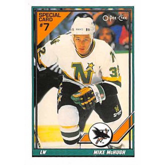 Insertní karty - McHugh Mike - 1991-92 O-Pee-Chee Sharks and Russians Inserts No.7S