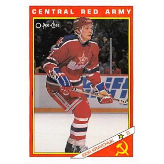 Insertní karty - Kravchuk Igor - 1991-92 O-Pee-Chee Sharks and Russians Inserts No.19R
