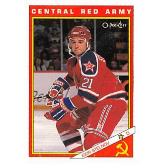 Insertní karty - Stelnov Igor - 1991-92 O-Pee-Chee Sharks and Russians Inserts No.26R