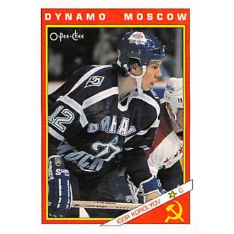 Insertní karty - Korolyov Igor - 1991-92 O-Pee-Chee Sharks and Russians Inserts No.37R