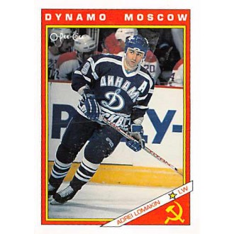 Insertní karty - Lomakin Andrei - 1991-92 O-Pee-Chee Sharks and Russians Inserts No.40R