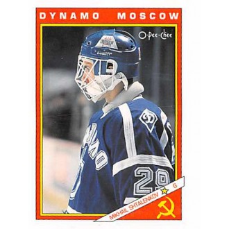Insertní karty - Shtalenkov Mikhail - 1991-92 O-Pee-Chee Sharks and Russians Inserts No.43R
