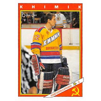 Insertní karty - Kapkaikin Konstantin - 1991-92 O-Pee-Chee Sharks and Russians Inserts No.51R
