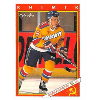 Insertní karty - Kvartalnov Andrei - 1991-92 O-Pee-Chee Sharks and Russians Inserts No.53R