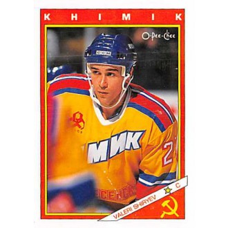Insertní karty - Shiryev Valeri - 1991-92 O-Pee-Chee Sharks and Russians Inserts No.59R