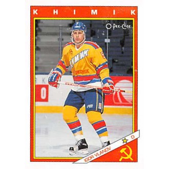 Insertní karty - Vlanov Igor - 1991-92 O-Pee-Chee Sharks and Russians Inserts No.62R
