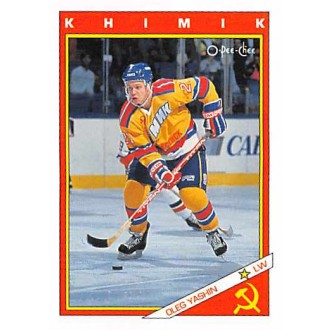 Insertní karty - Yashin Oleg - 1991-92 O-Pee-Chee Sharks and Russians Inserts No.64R