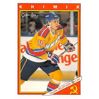 Insertní karty - Zelepukin Valeri - 1991-92 O-Pee-Chee Sharks and Russians Inserts No.65R