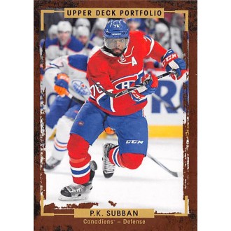 Řadové karty - Subban P.K. - 2015-16 Portfolio No.53