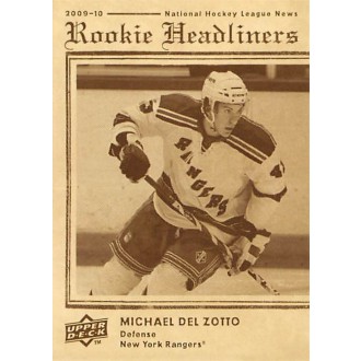Insertní karty - Del Zotto Michael - 2009-10 Upper Deck Rookie Headliners No.RH12