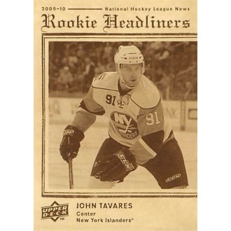 Insertní karty - Tavares John - 2009-10 Upper Deck Rookie Headliners No.RH27