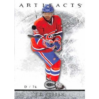 Řadové karty - Subban P.K. - 2012-13 Artifacts No.69
