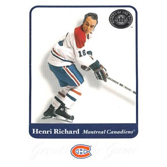 Řadové karty - Richard Henri - 2001-02 Greats of the Game No.13