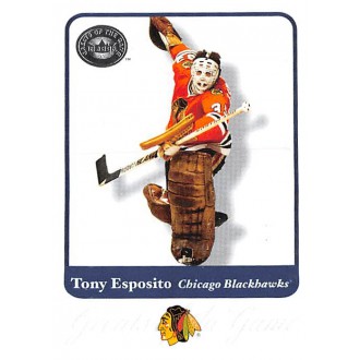 Řadové karty - Esposito Tony - 2001-02 Greats of the Game No.19