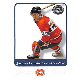 Řadové karty - Lemaire Jacques - 2001-02 Greats of the Game No.66