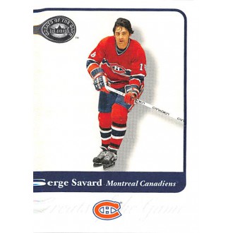 Řadové karty - Savard Serge - 2001-02 Greats of the Game No.85