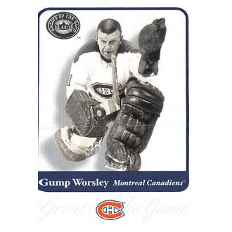 Řadové karty - Worsley Gump - 2001-02 Greats of the Game No.88