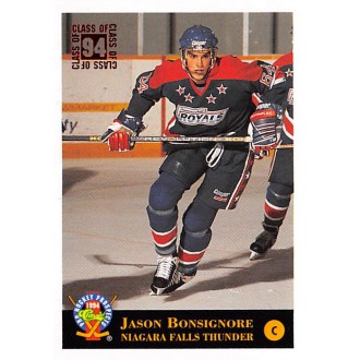 Řadové karty - Bonsignore Jason - 1993-94 Classic Pro Prospects No.201