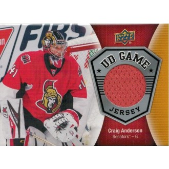 Jersey karty - Anderson Craig - 2016-17 Upper Deck Game Jerseys No.GJ-CA