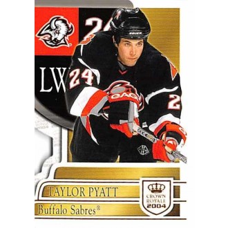 Řadové karty - Pyatt Taylor - 2003-04 Crown Royale No.12
