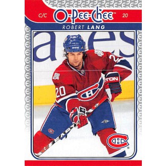 Řadové karty - Lang Robert - 2009-10 O-Pee-Chee No.143