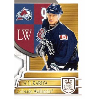 Řadové karty - Kariya Paul - 2003-04 Crown Royale No.25