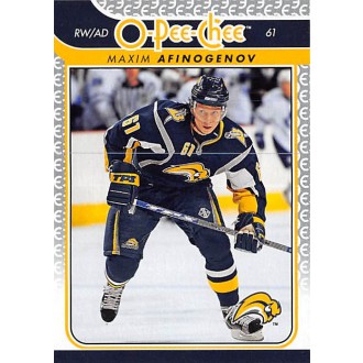 Řadové karty - Afinogenov Maxim - 2009-10 O-Pee-Chee No.267