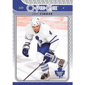 Řadové karty - Finger Jeff - 2009-10 O-Pee-Chee No.381