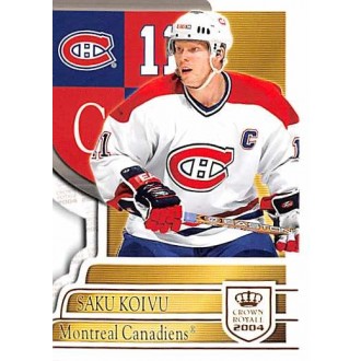 Řadové karty - Koivu Saku - 2003-04 Crown Royale No.54