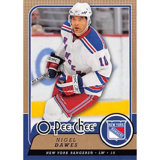 Řadové karty - Dawes Nigel - 2008-09 O-Pee-Chee No.25
