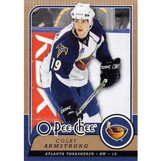 Řadové karty - Armstrong Colby - 2008-09 O-Pee-Chee No.335