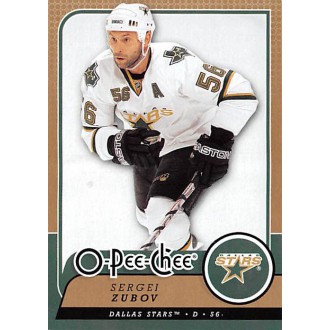 Řadové karty - Zubov Sergei - 2008-09 O-Pee-Chee No.485