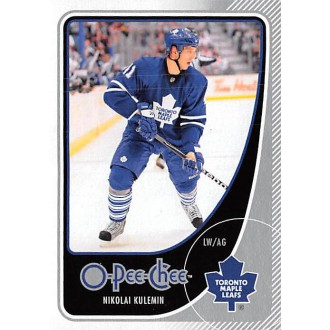 Řadové karty - Kulemin Nikolai - 2010-11 O-Pee-Chee No.87