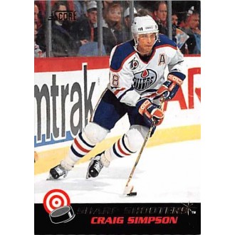 Insertní karty - Simpson Craig - 1992-93 Score Sharpshooters No.30