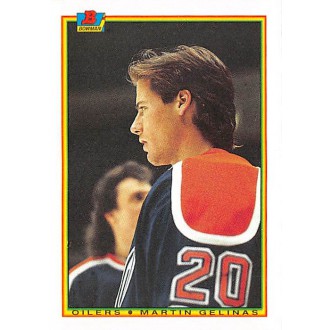 Řadové karty - Gelinas Martin - 1990-91 Bowman No.190
