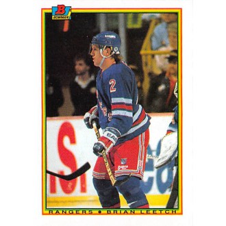 Řadové karty - Leetch Brian - 1990-91 Bowman No.215