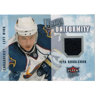 Jersey karty - Kovalchuk Ilya - 2008-09 Ultra Uniformity No.UA-IK
